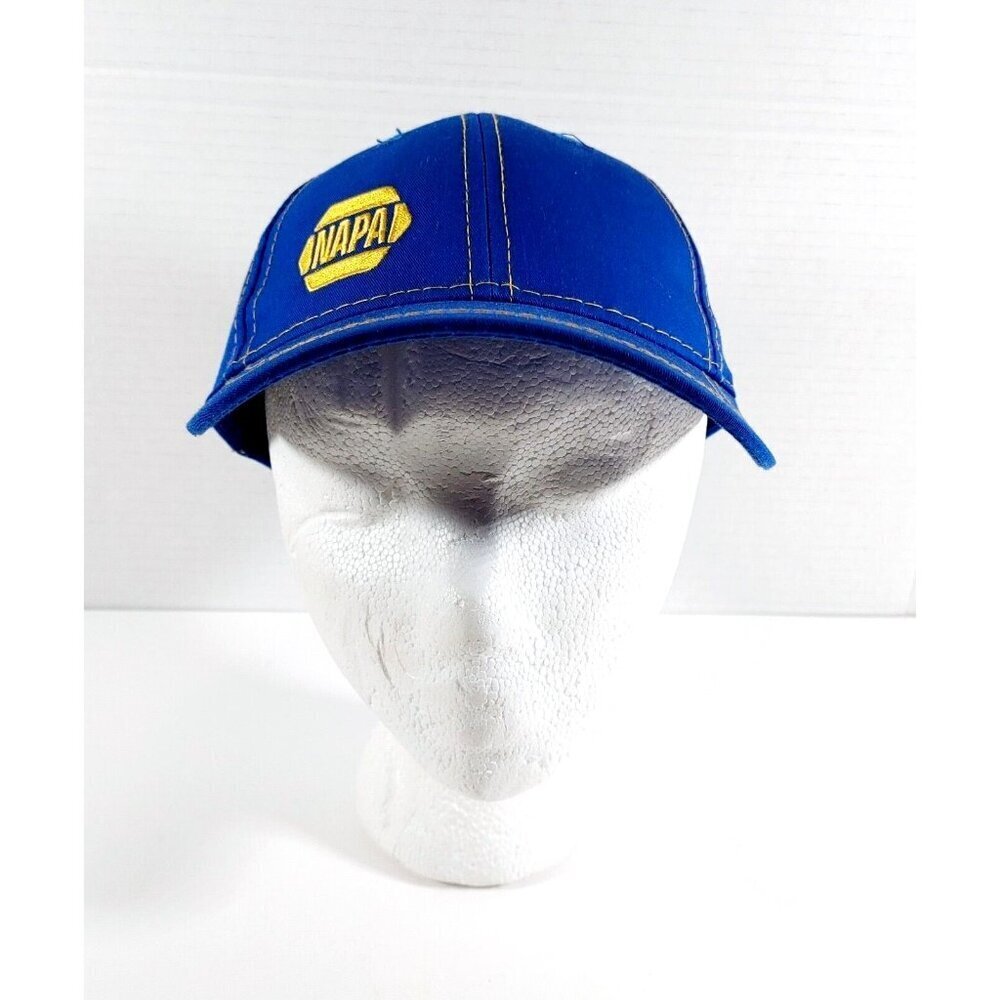 NAPA AUTO PARTS Hook & Loop Blue Cotton  Blend Cap